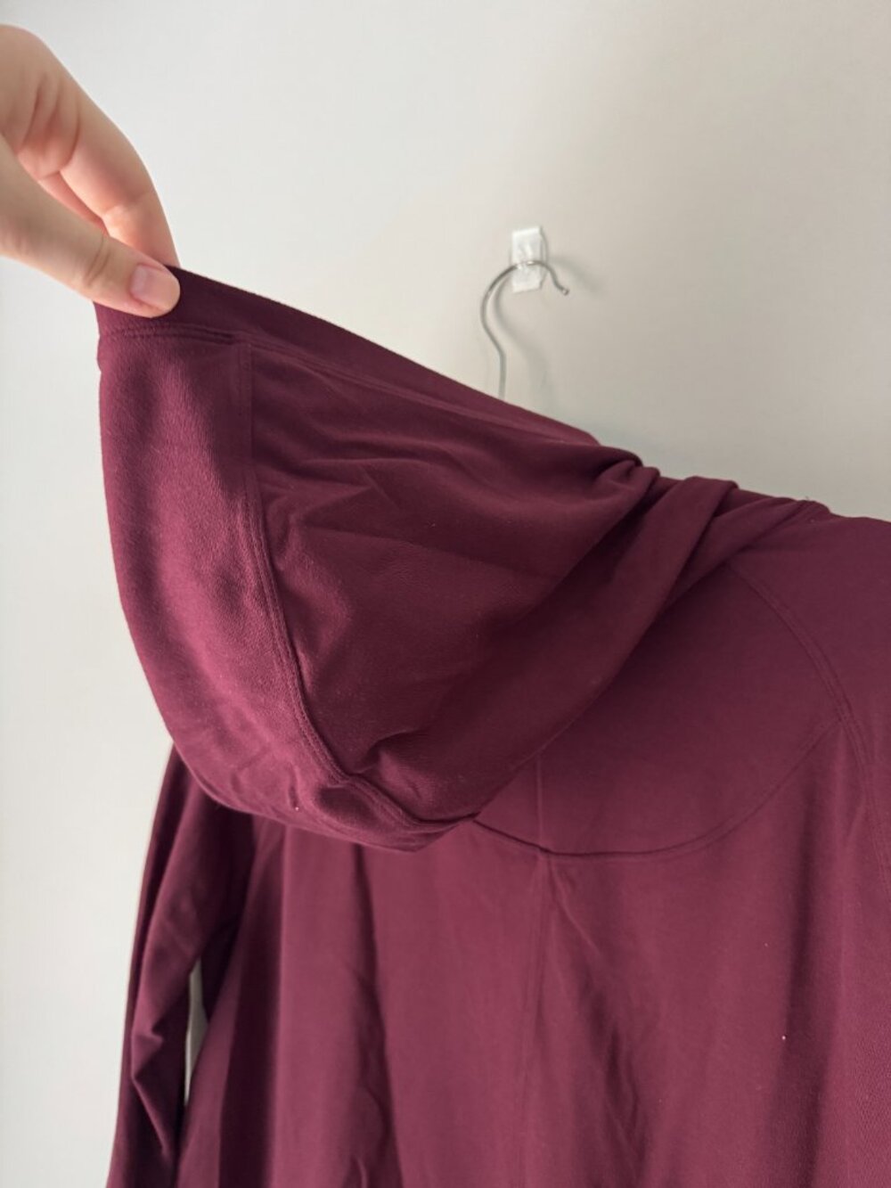 Lululemon Starting Place Hoodie Womens 8 Hooded Pullover Sweatshirt Cowl Neck Ma - Picture 7 of 9